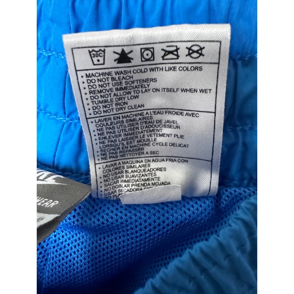 Nike Sportswear Capri Pants Athletic Training Blue White‎ Stripe YOUTH Size L - Picture 8 of 8